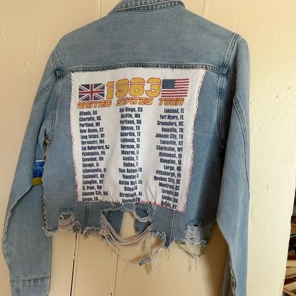 Upcycled Def Leppard Jacket - Picture 6 of 6